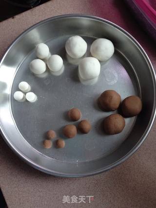 小猪熊掌汤圆的做法步骤:7
