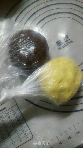 双味棋格饼干的做法步骤:8