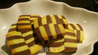 双味棋格饼干的做法步骤:14