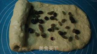 面包机版葡萄干面包的做法步骤:7