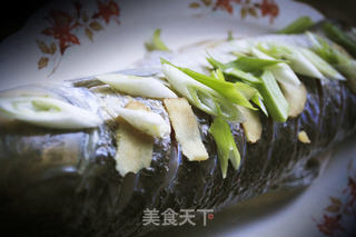 葱油清蒸鱼的做法步骤:5