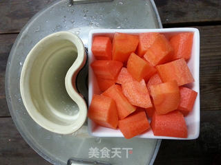 青春的方程式=木瓜柠檬胡萝卜苹果汁的做法步骤:5