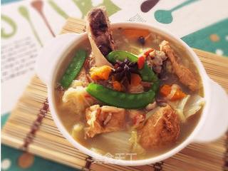 大白菜豆腐炖大骨的做法步骤:11