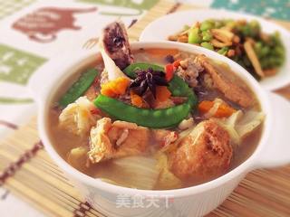 大白菜豆腐炖大骨的做法步骤:10