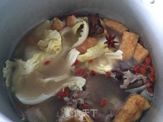 大白菜豆腐炖大骨的做法步骤:6