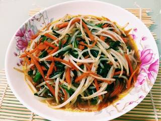 蚝油韭菜豆芽的做法步骤:13