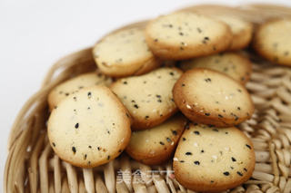 芝麻饼干做法(烤箱烤饼干)的做法步骤:13