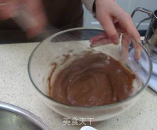 巧克力奶油蛋糕的做法步骤:3