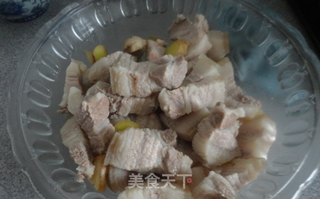 杏鲍菇红烧肉的做法步骤:4