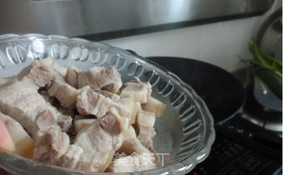 杏鲍菇红烧肉的做法步骤:7