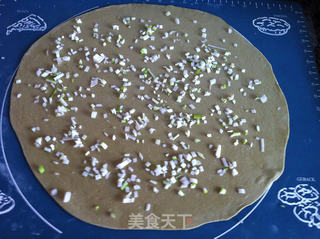 抹茶葱花饼的做法步骤:5