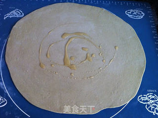 抹茶葱花饼的做法步骤:3