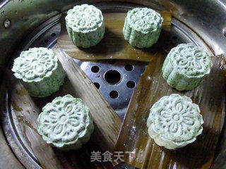 艾草糯米糕的做法步骤:10
