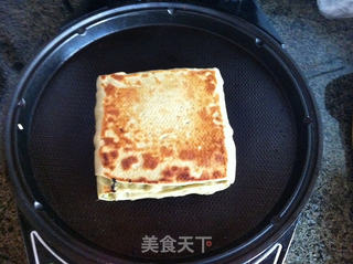 抹茶葱花饼的做法步骤:12