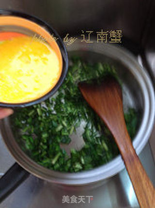 韭菜炒蛋的做法步骤:4