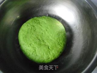 翡翠酱肉包的做法步骤:4