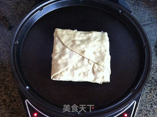 抹茶葱花饼的做法步骤:11
