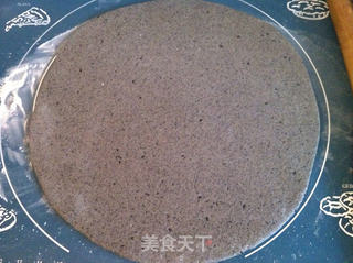 黑芝麻馒头卷的做法步骤:10
