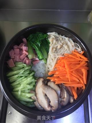 石锅拌饭的做法步骤:7