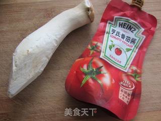 茄汁杏鲍菇的做法步骤：1