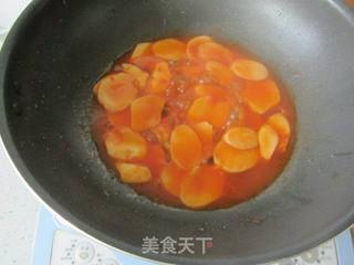 茄汁杏鲍菇的做法步骤:7
