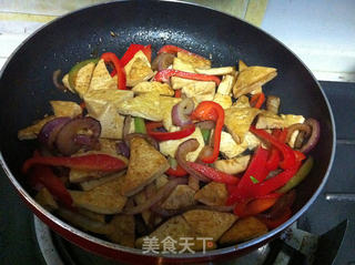 回锅豆腐的做法步骤:8