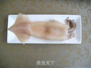 浇汁鱿鱼的做法步骤:2