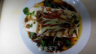 葱香豆腐的做法步骤:4