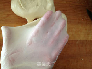 10L烤箱之巧克力馅菠萝面包的做法步骤:4