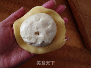 10L烤箱之巧克力馅菠萝面包的做法步骤:17