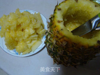 菠萝饭的做法步骤:4