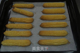 奶酪饼干条的做法步骤:7