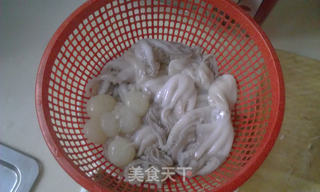 辣白菜炒章鱼的做法步骤:2