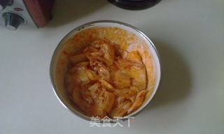 辣白菜炒章鱼的做法步骤:7