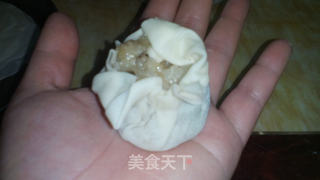 香菇鱿鱼糯米烧卖的做法步骤:10