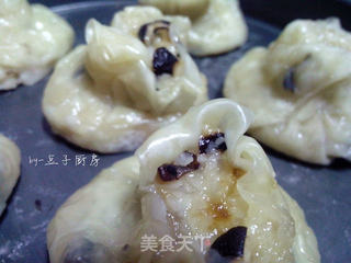 香菇鱿鱼糯米烧卖的做法步骤:13