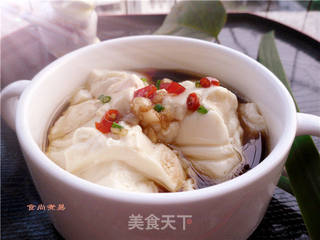 油泼嫩豆腐的做法步骤:6