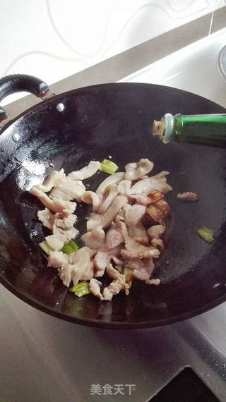 土豆芸豆烧肉片的做法步骤:4