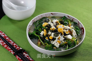 上汤菠菜的做法步骤:8