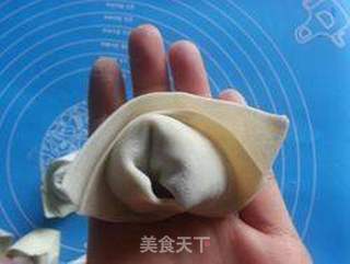韭菜香干馄饨的做法步骤:9
