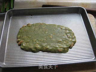 抹茶花生牛轧糖的做法步骤:10