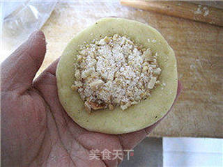 花生馅喜饼的做法步骤:8