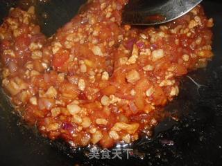 番茄肉酱炒意粉的做法步骤:9