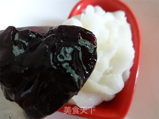 换个花样吃山药——蓝莓山药泥的做法步骤:7