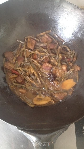 干豆角烧肉的做法步骤:8