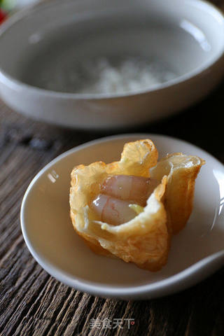 菠萝油条虾的做法步骤:5