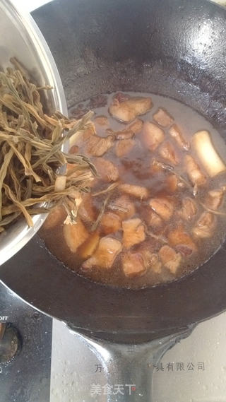 干豆角烧肉的做法步骤:7
