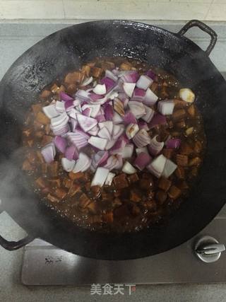 笋丁豆干肉酱的做法步骤:5