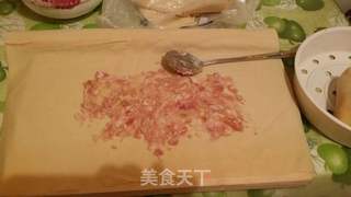 家庭版豆皮肉卷的做法步骤:2