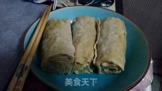 家庭版豆皮肉卷的做法步骤:8